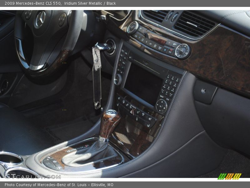 Iridium Silver Metallic / Black 2009 Mercedes-Benz CLS 550