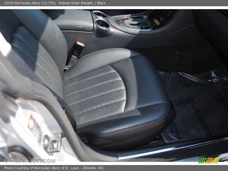 Iridium Silver Metallic / Black 2009 Mercedes-Benz CLS 550