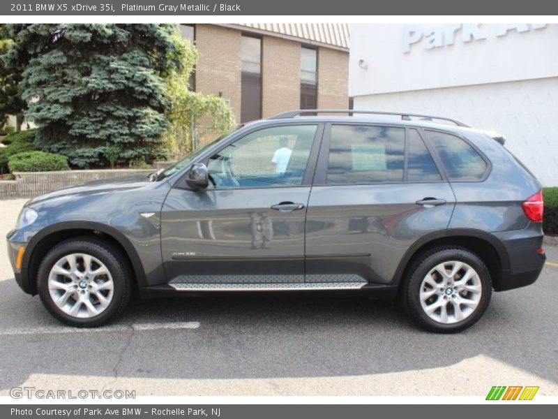 Platinum Gray Metallic / Black 2011 BMW X5 xDrive 35i
