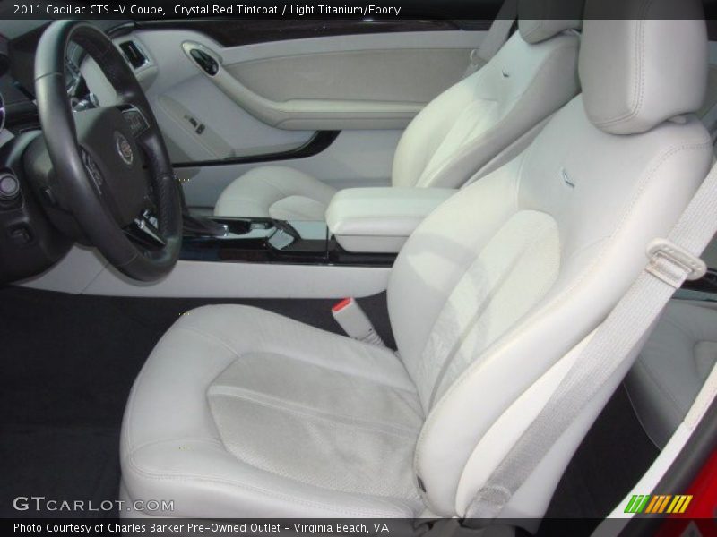 Front Seat of 2011 CTS -V Coupe