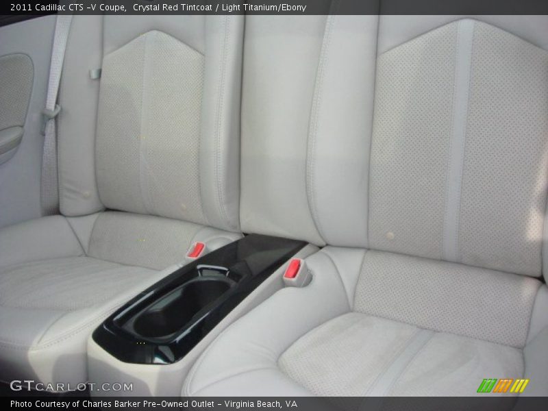 Rear Seat of 2011 CTS -V Coupe