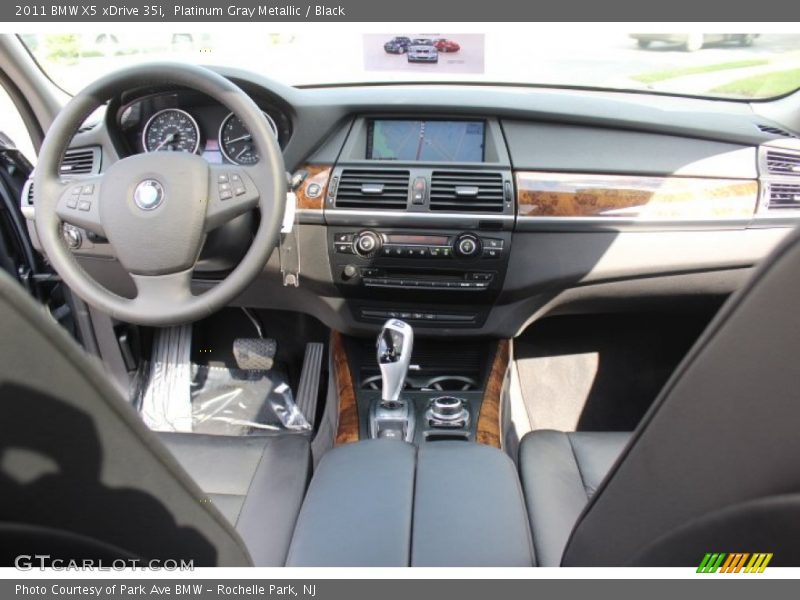 Platinum Gray Metallic / Black 2011 BMW X5 xDrive 35i