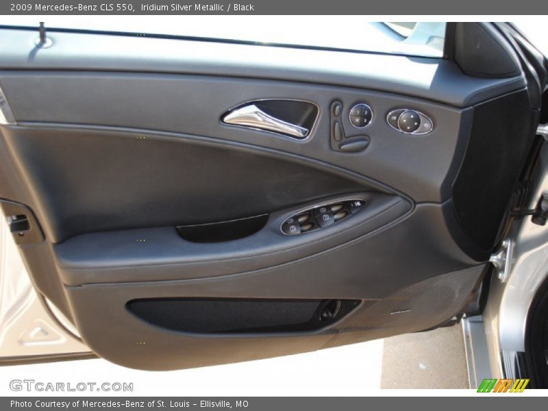 Iridium Silver Metallic / Black 2009 Mercedes-Benz CLS 550