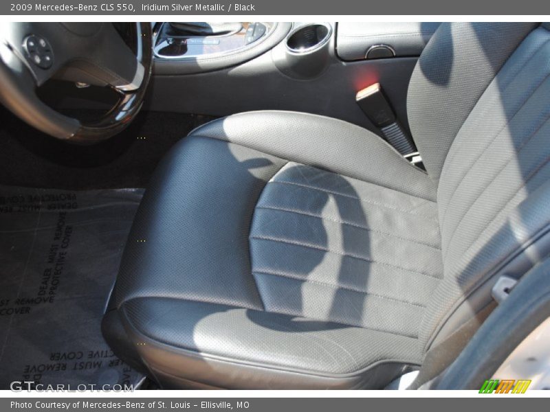 Iridium Silver Metallic / Black 2009 Mercedes-Benz CLS 550