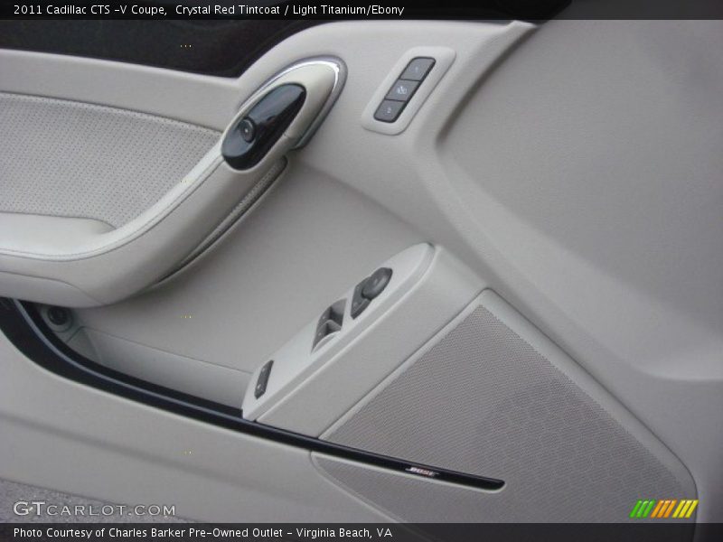 Crystal Red Tintcoat / Light Titanium/Ebony 2011 Cadillac CTS -V Coupe