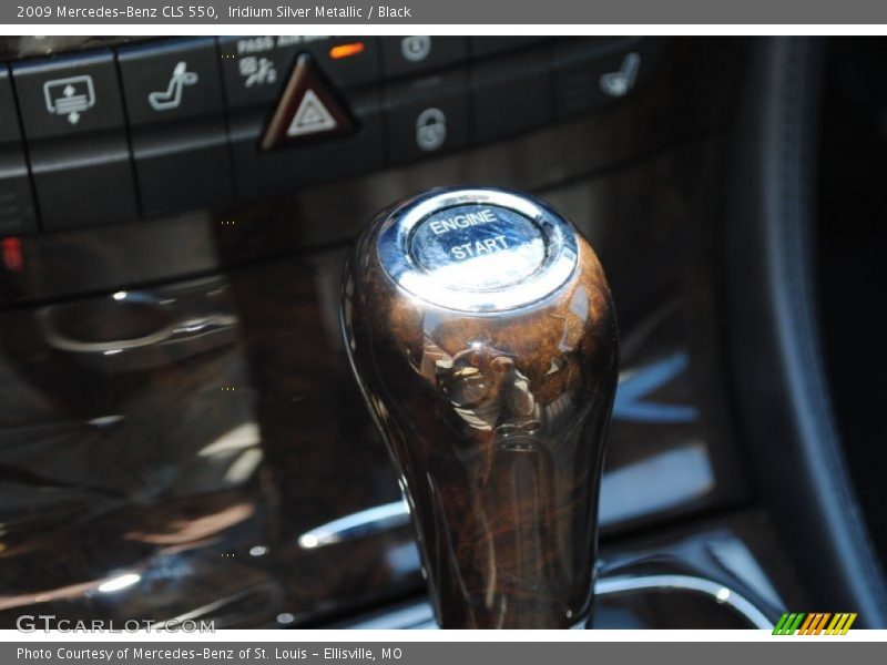 Iridium Silver Metallic / Black 2009 Mercedes-Benz CLS 550