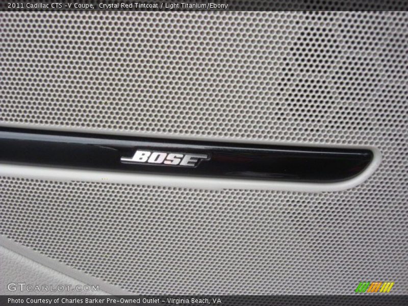 Audio System of 2011 CTS -V Coupe