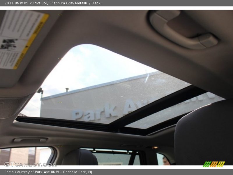 Platinum Gray Metallic / Black 2011 BMW X5 xDrive 35i