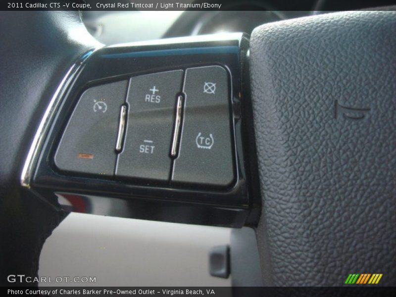 Controls of 2011 CTS -V Coupe