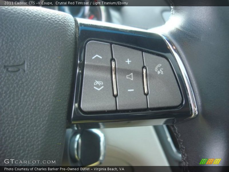 Controls of 2011 CTS -V Coupe