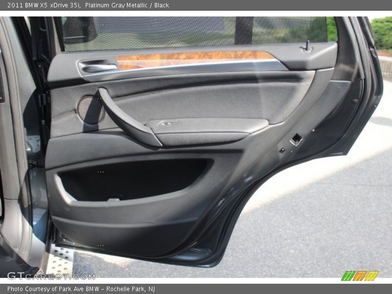 Platinum Gray Metallic / Black 2011 BMW X5 xDrive 35i
