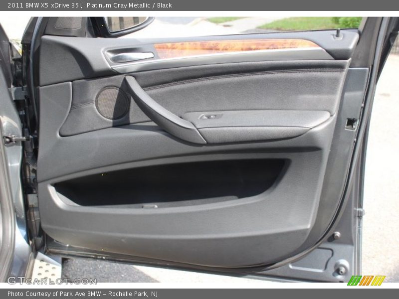 Platinum Gray Metallic / Black 2011 BMW X5 xDrive 35i