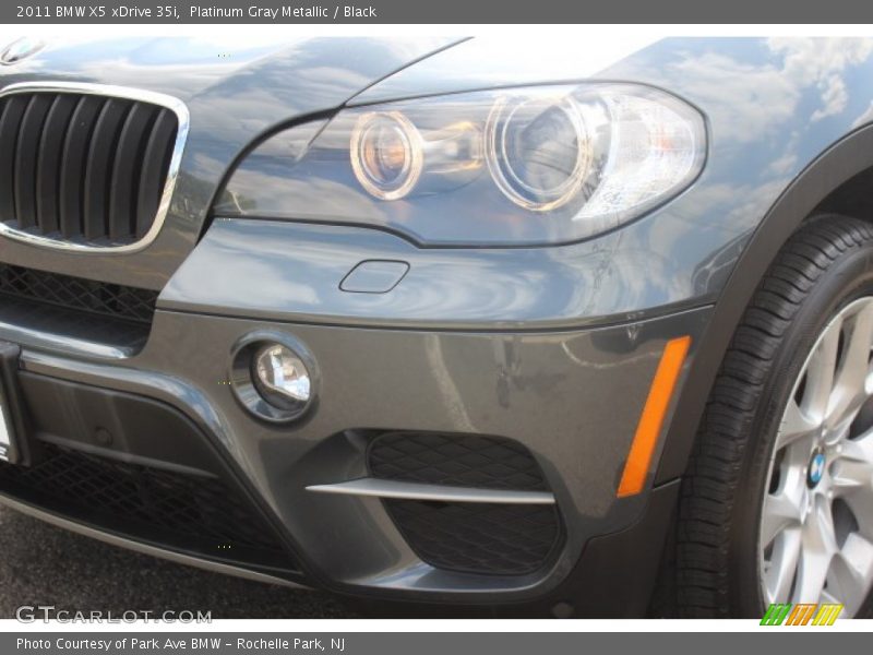 Platinum Gray Metallic / Black 2011 BMW X5 xDrive 35i