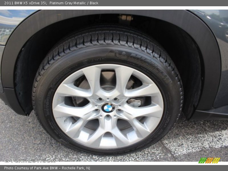 Platinum Gray Metallic / Black 2011 BMW X5 xDrive 35i