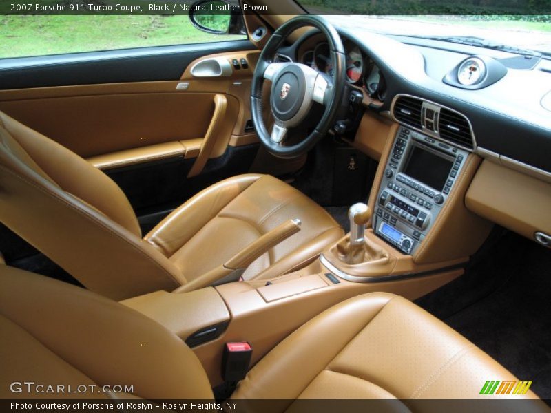 2007 911 Turbo Coupe Natural Leather Brown Interior