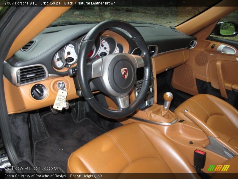 Natural Leather Brown Interior - 2007 911 Turbo Coupe 