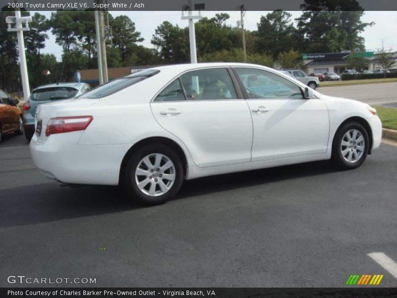 Super White / Ash 2008 Toyota Camry XLE V6