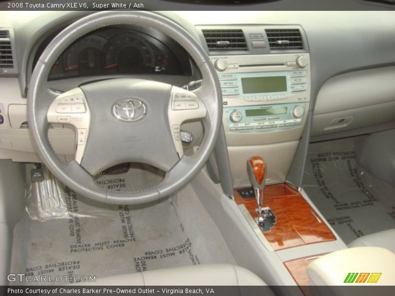 Super White / Ash 2008 Toyota Camry XLE V6