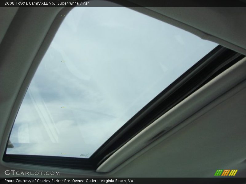 Super White / Ash 2008 Toyota Camry XLE V6