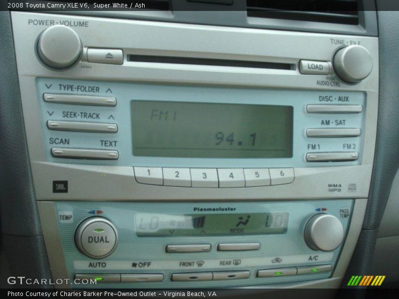 Super White / Ash 2008 Toyota Camry XLE V6