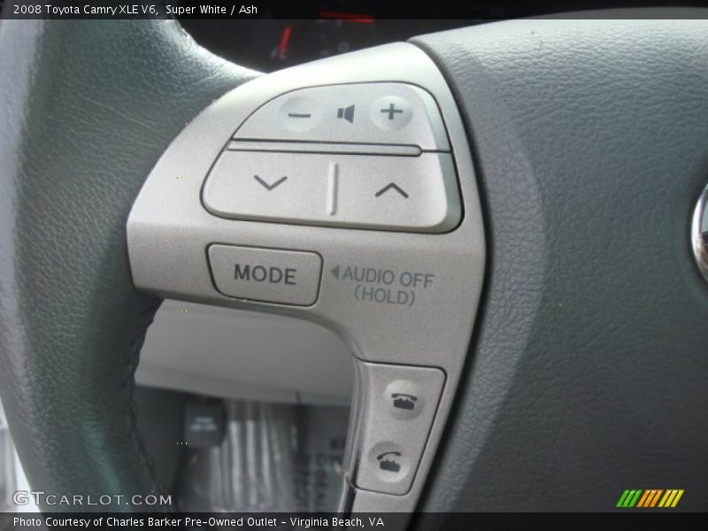 Super White / Ash 2008 Toyota Camry XLE V6