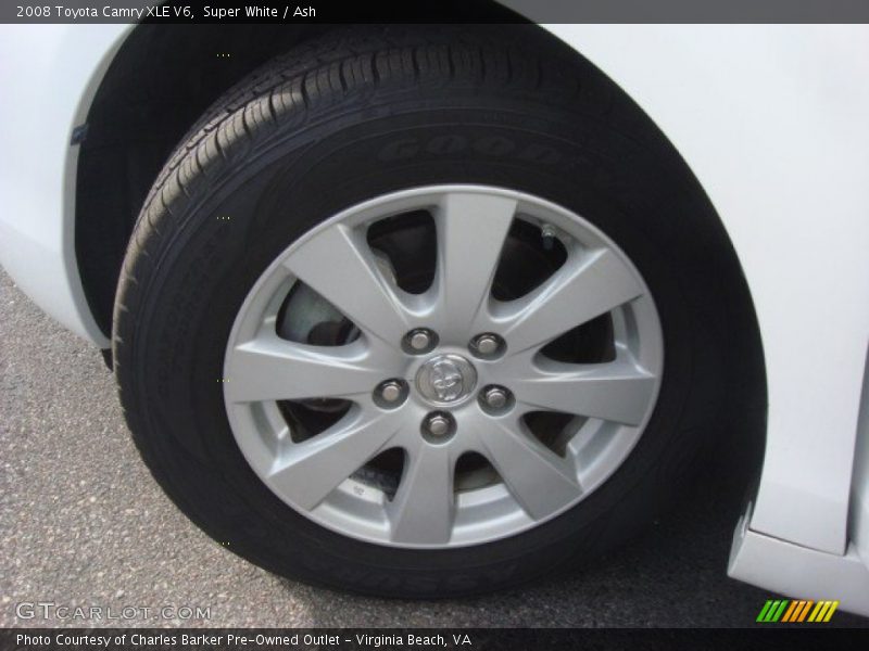 Super White / Ash 2008 Toyota Camry XLE V6
