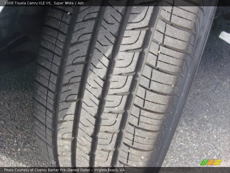 Super White / Ash 2008 Toyota Camry XLE V6