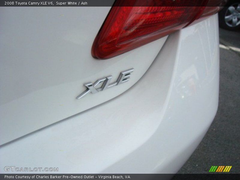 Super White / Ash 2008 Toyota Camry XLE V6
