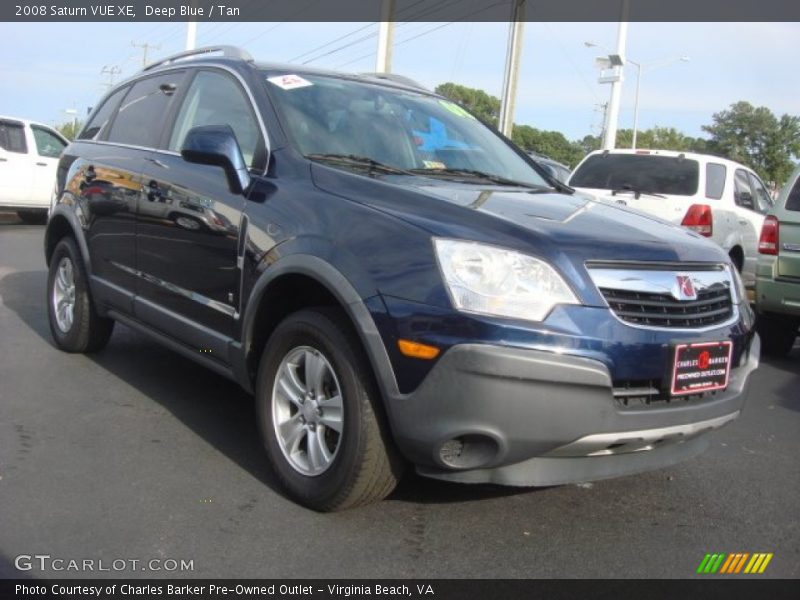 Deep Blue / Tan 2008 Saturn VUE XE