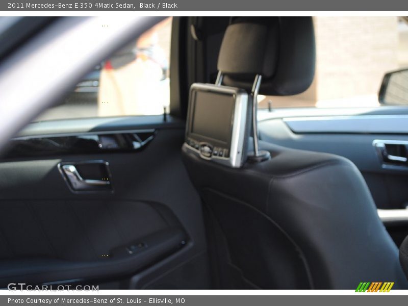 Black / Black 2011 Mercedes-Benz E 350 4Matic Sedan