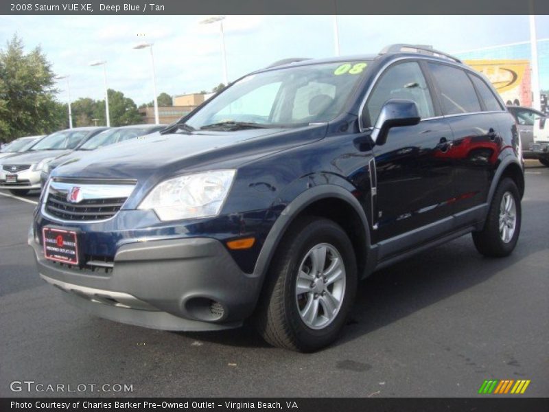 Deep Blue / Tan 2008 Saturn VUE XE