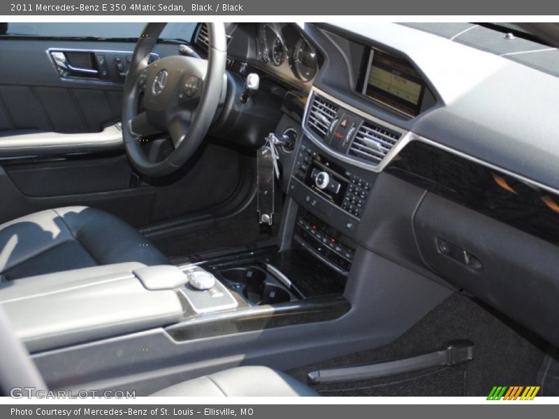 Black / Black 2011 Mercedes-Benz E 350 4Matic Sedan