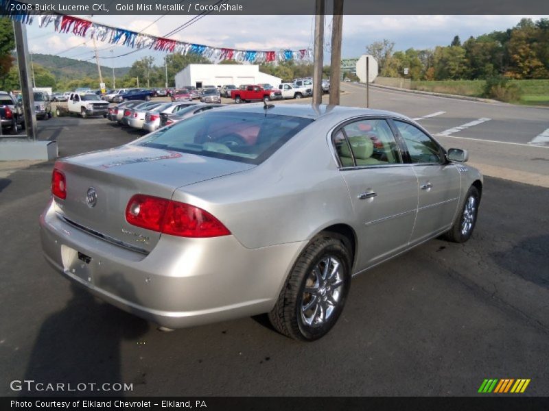 Gold Mist Metallic / Cocoa/Shale 2008 Buick Lucerne CXL