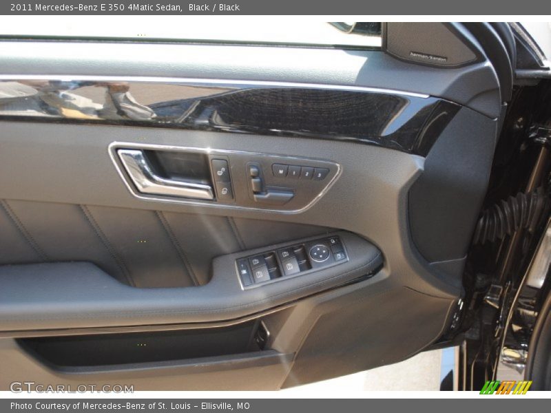 Black / Black 2011 Mercedes-Benz E 350 4Matic Sedan