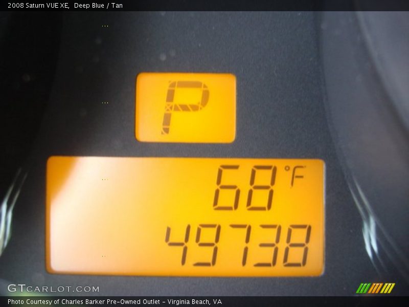 Deep Blue / Tan 2008 Saturn VUE XE