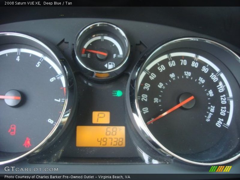 Deep Blue / Tan 2008 Saturn VUE XE