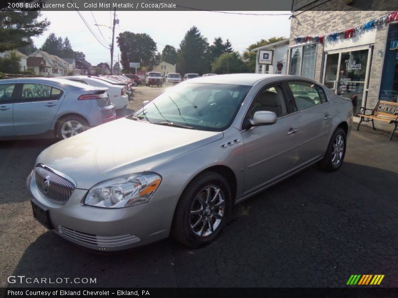 Gold Mist Metallic / Cocoa/Shale 2008 Buick Lucerne CXL
