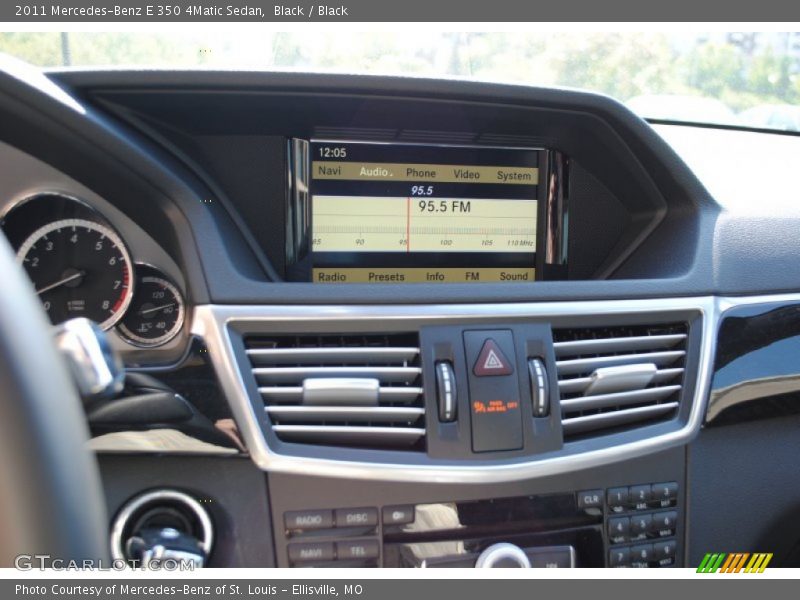 Black / Black 2011 Mercedes-Benz E 350 4Matic Sedan