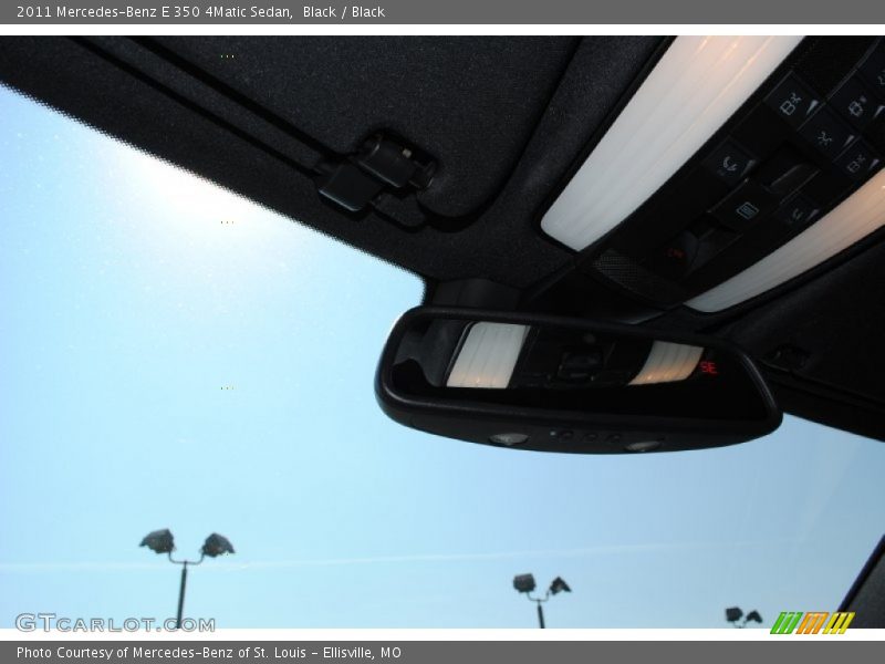 Black / Black 2011 Mercedes-Benz E 350 4Matic Sedan