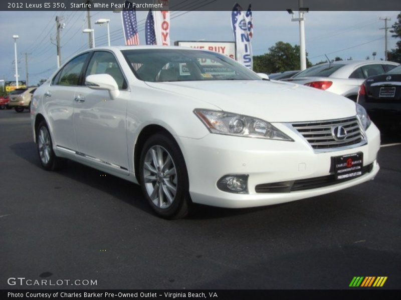 Starfire White Pearl / Parchment 2012 Lexus ES 350
