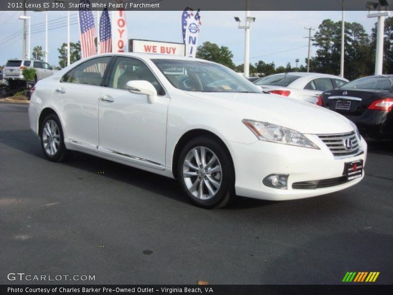 Starfire White Pearl / Parchment 2012 Lexus ES 350
