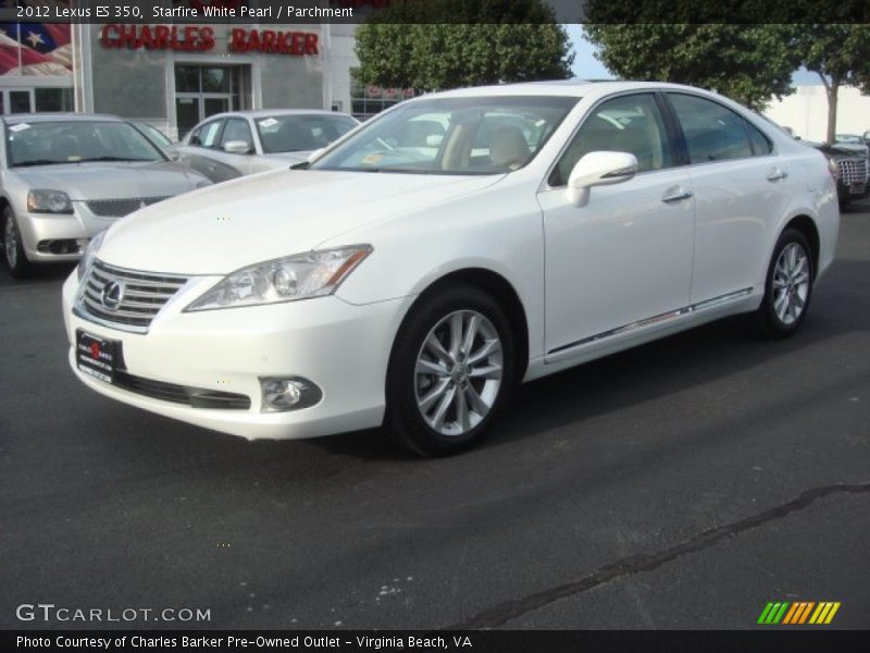 Starfire White Pearl / Parchment 2012 Lexus ES 350