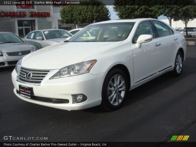 Starfire White Pearl / Parchment 2012 Lexus ES 350