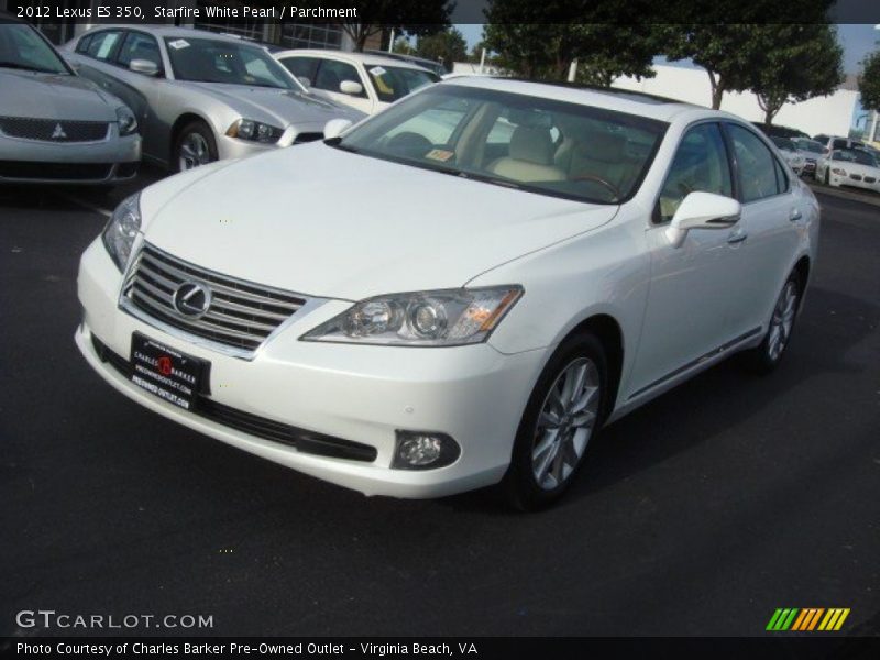 Starfire White Pearl / Parchment 2012 Lexus ES 350