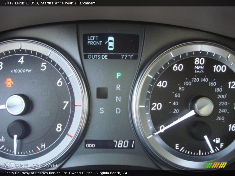 Starfire White Pearl / Parchment 2012 Lexus ES 350