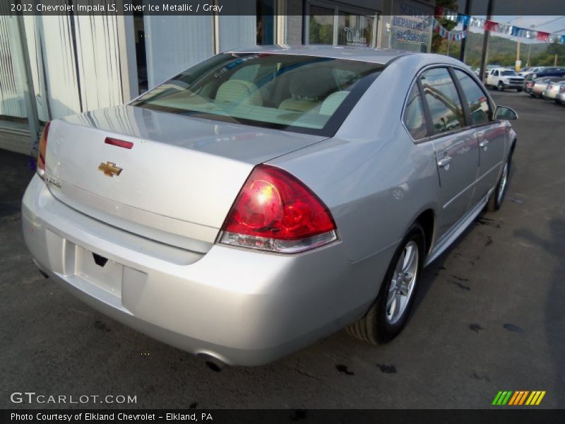 Silver Ice Metallic / Gray 2012 Chevrolet Impala LS