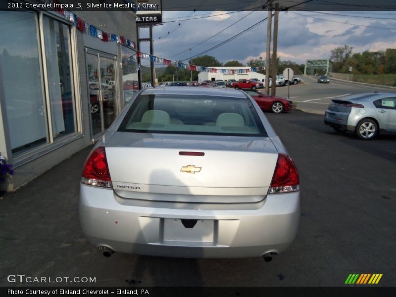 Silver Ice Metallic / Gray 2012 Chevrolet Impala LS