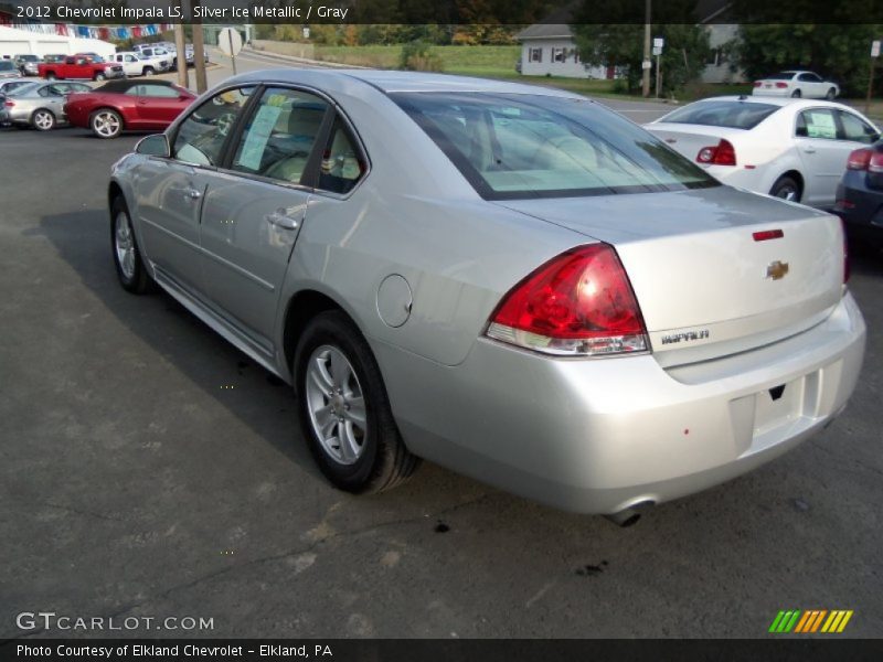 Silver Ice Metallic / Gray 2012 Chevrolet Impala LS
