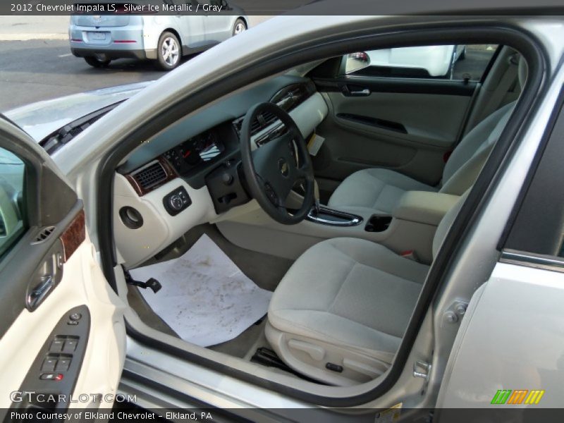 Silver Ice Metallic / Gray 2012 Chevrolet Impala LS