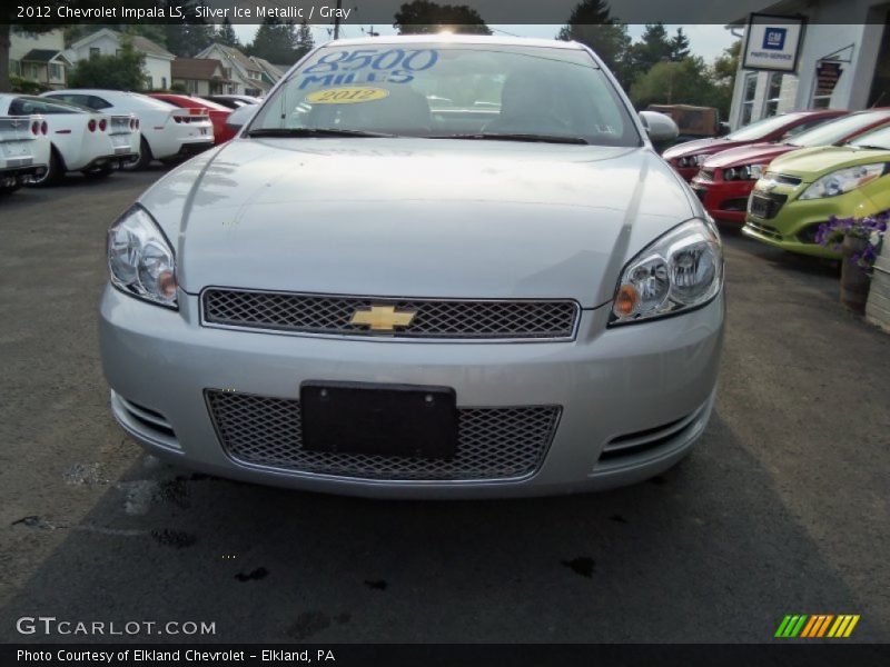 Silver Ice Metallic / Gray 2012 Chevrolet Impala LS